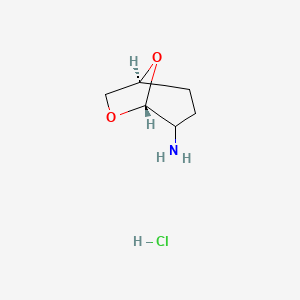 (1S,5R)-6,8-dioxabicyclo[3.2.1]octan-4-aminehydrochloride