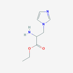 Ethyl 2-amino-3-(1h-imidazol-1-yl)propanoate