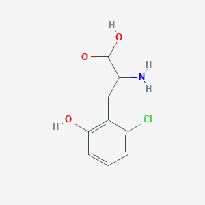 2-Amino-3-(2-chloro-6-hydroxyphenyl)propanoic acid