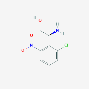 (s)-2-Amino-2-(2-chloro-6-nitrophenyl)ethan-1-ol