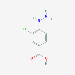 3-Chloro-4-hydrazinylbenzoic acid