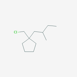 1-(Chloromethyl)-1-(2-methylbutyl)cyclopentane