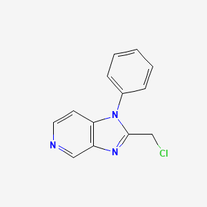 molecular formula C13H10ClN3 B13548773 2-Chloromethyl-1-phenyl-1H-imidazo[4,5-c]pyridine 