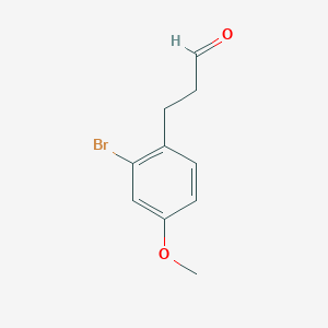 Benzenepropanal, 2-bromo-4-methoxy-