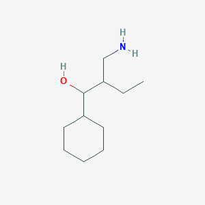 2-(Aminomethyl)-1-cyclohexylbutan-1-ol