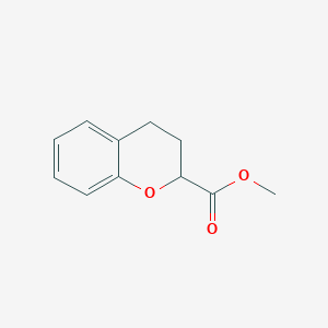 molecular formula C11H12O3 B1354886 Methyl chroman-2-carboxylate CAS No. 113771-58-7