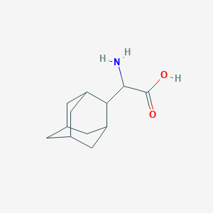 molecular formula C12H19NO2 B13548873 alfa-Amino-2-adamantaneacetic acid 