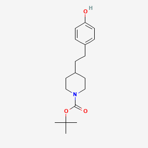 Tert-butyl 4-[2-(4-hydroxyphenyl)ethyl]piperidine-1-carboxylate