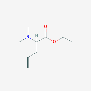 4-Pentenoic acid, 2-(dimethylamino)-, ethyl ester