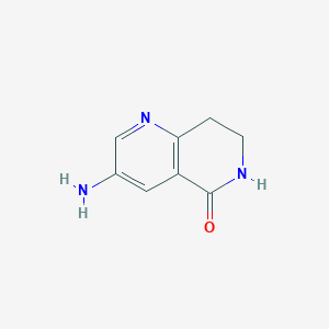 3-Amino-7,8-dihydro-1,6-naphthyridin-5(6H)-one