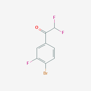 1-(4-Bromo-3-fluorophenyl)-2,2-difluoroethan-1-one