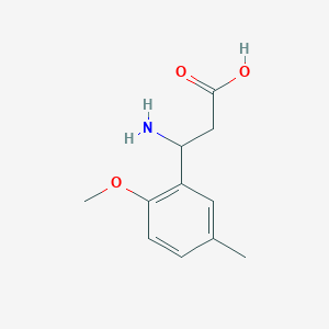 3-Amino-3-(2-methoxy-5-methylphenyl)propanoic acid