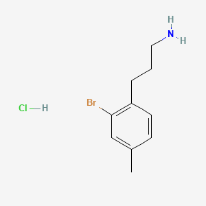 3-(2-Bromo-4-methylphenyl)propan-1-aminehydrochloride