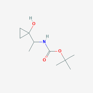 tert-butyl N-[1-(1-hydroxycyclopropyl)ethyl]carbamate