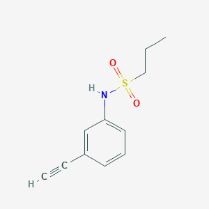 N-(3-ethynylphenyl)propane-1-sulfonamide