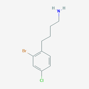 2-Bromo-4-chloro-benzenebutanamine