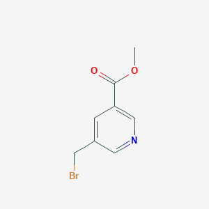 molecular formula C8H8BrNO2 B1354916 5-(溴甲基)烟酸甲酯 CAS No. 877624-38-9