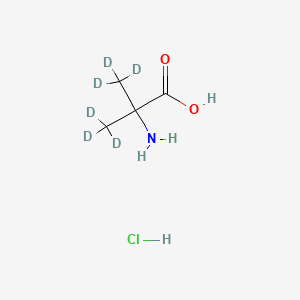 molecular formula C4H10ClNO2 B13549172 2-Methylalanine-d6 Hydrochloride 