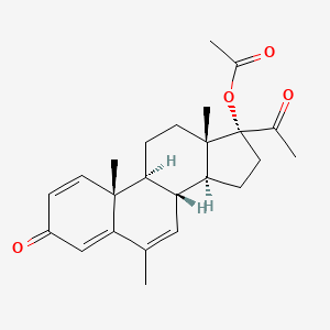 molecular formula C24H30O4 B1354931 1-脱氢孕酮醋酸酯 CAS No. 982-89-8