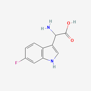 2-amino-2-(6-fluoro-1H-indol-3-yl)acetic acid