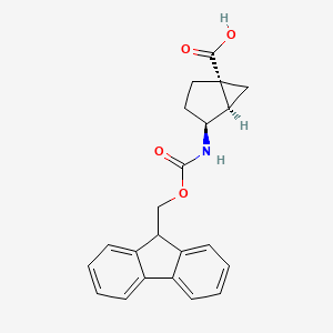 rac-(1R,4S,5R)-4-({[(9H-fluoren-9-yl)methoxy]carbonyl}amino)bicyclo[3.1.0]hexane-1-carboxylicacid