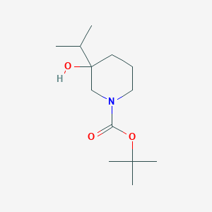 Tert-butyl 3-hydroxy-3-(propan-2-yl)piperidine-1-carboxylate