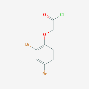 molecular formula C8H5Br2ClO2 B1354937 (2,4-二溴苯氧基)乙酰氯 CAS No. 16738-07-1