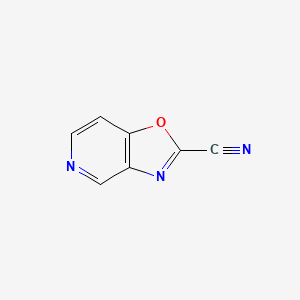 [1,3]Oxazolo[4,5-c]pyridine-2-carbonitrile