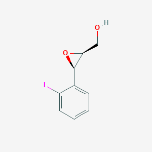 [(2S,3S)-3-(2-Iodophenyl)oxiran-2-yl]methanol