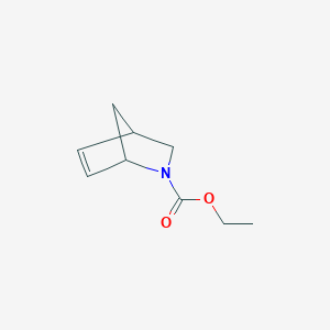 molecular formula C9H13NO2 B13549437 Ethyl2-azabicyclo[2.2.1]hept-5-ene-2-carboxylate 