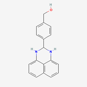 [4-(2,3-dihydro-1H-perimidin-2-yl)phenyl]methanol