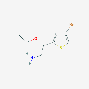 2-(4-Bromothiophen-2-yl)-2-ethoxyethan-1-amine