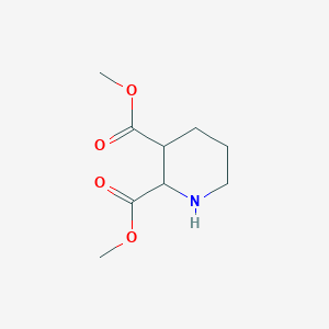 molecular formula C9H15NO4 B1354947 二甲基哌啶-2,3-二羧酸酯 CAS No. 23580-75-8