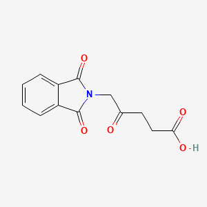 molecular formula C13H11NO5 B1354952 5-(1,3-二氧代异吲哚-2-基)-4-氧代戊酸 CAS No. 92632-81-0