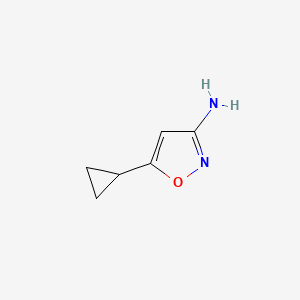 molecular formula C6H8N2O B1354955 5-环丙基-1,2-噁唑-3-胺 CAS No. 21080-85-3