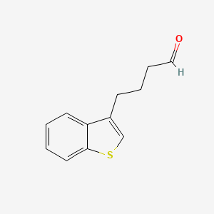 4-(Benzo[b]thiophen-3-yl)butanal