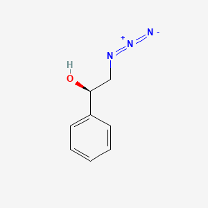 molecular formula C8H9N3O B13549568 (R)-2-Azido-1-phenylethanol CAS No. 134625-72-2