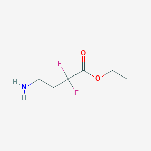 Ethyl 4-amino-2,2-difluorobutanoate