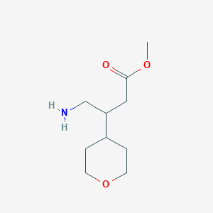 Methyl 4-amino-3-(tetrahydro-2h-pyran-4-yl)butanoate