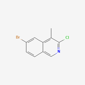 6-Bromo-3-chloro-4-methylisoquinoline