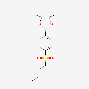 2-(4-(Butylsulfonyl)phenyl)-4,4,5,5-tetramethyl-1,3,2-dioxaborolane