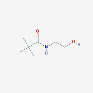 molecular formula C7H15NO2 B1354961 N-(2-羟乙基)-2,2-二甲基丙酰胺 CAS No. 36556-72-6
