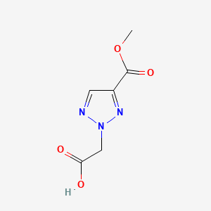 2-[4-(methoxycarbonyl)-2H-1,2,3-triazol-2-yl]aceticacid