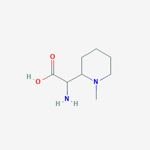 2-Amino-2-(1-methylpiperidin-2-yl)acetic acid