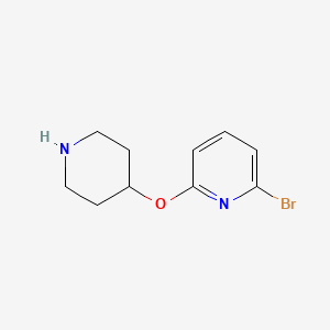 2-bromo-6-(4-piperidinyloxy)Pyridine