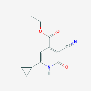 Ethyl 3-cyano-6-cyclopropyl-2-hydroxypyridine-4-carboxylate