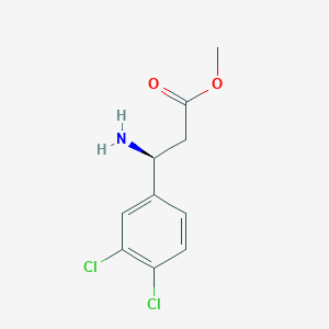 methyl (3S)-3-amino-3-(3,4-dichlorophenyl)propanoate