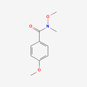 molecular formula C10H13NO3 B1354975 N,4-二甲氧基-N-甲基苯甲酰胺 CAS No. 52898-49-4