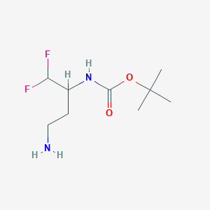 tert-butyl N-(4-amino-1,1-difluorobutan-2-yl)carbamate