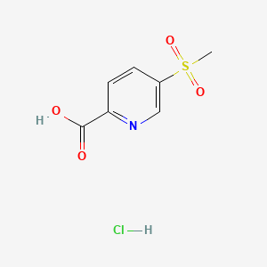 5-Methanesulfonylpyridine-2-carboxylicacidhydrochloride